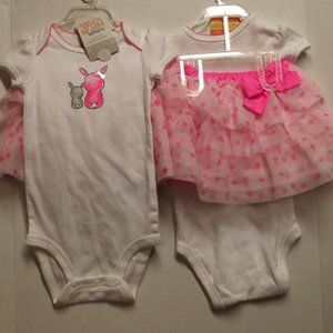 Easter Bunny Bodysuit & Tulle Skirt, Size 12 Mos.
